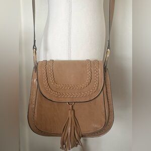 Tan Braided Women's Bag